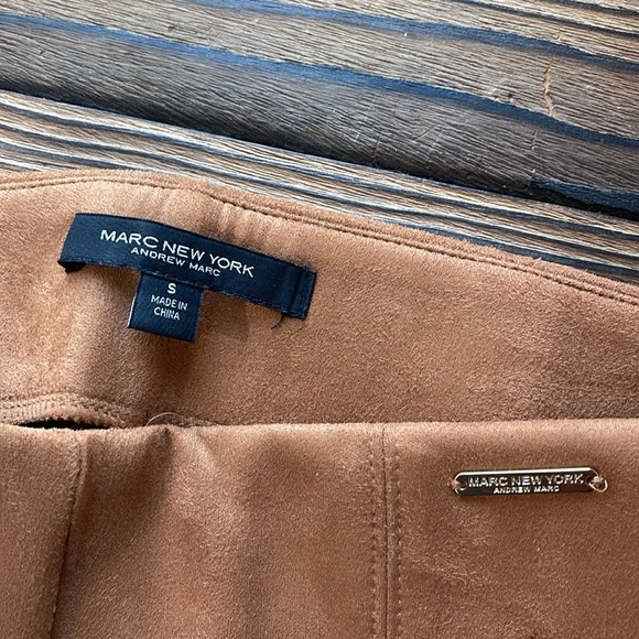 New without tag Marc New York women’s camel sueded leggings - Picture 3 of 5